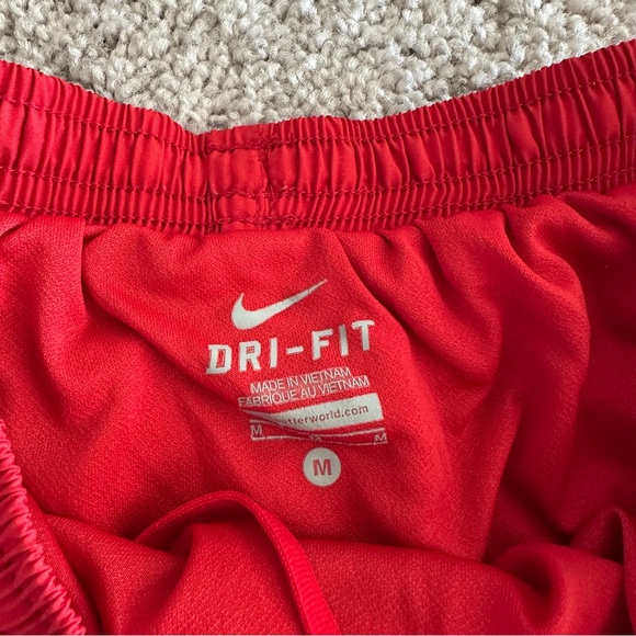 Nike- Red Tempo Shorts - Picture 4 of 4